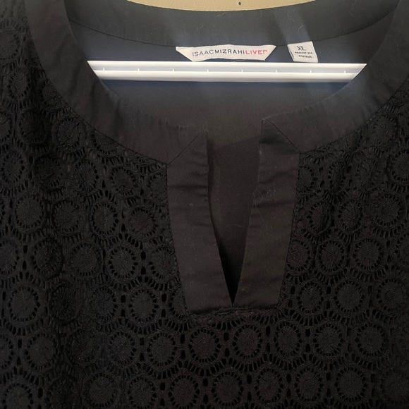 Isaac Mizrahi Live! Black Boho Dress - Size XL - Picture 2 of 4
